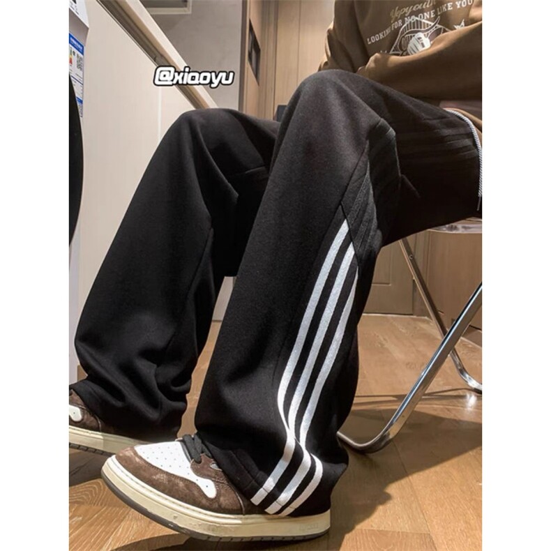 1506/QK0640/P26对图色仿棉200克休闲宽松舒适长裤图片