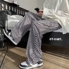 高品质秋款男休闲裤蛇皮条纹直筒高弹直筒长裤h0825P30，男装休闲裤，星座1013-1