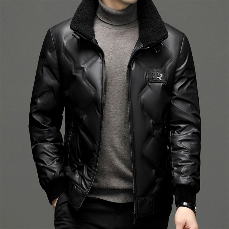 羽绒服男士新款秋冬季宽松休闲中青年保暖立领外套FF2806-P265,男装羽绒服,星座1105-3