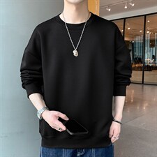 好质量！男士长袖t恤卫衣男秋季潮牌衣服学习潮流百搭W623，男装卫衣，星座815-2