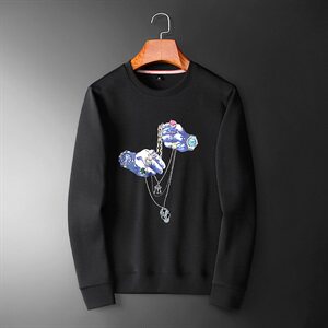 2021秋冬新款男士套头卫衣QT711 3019 P100 M-6XL 质量没的说图片