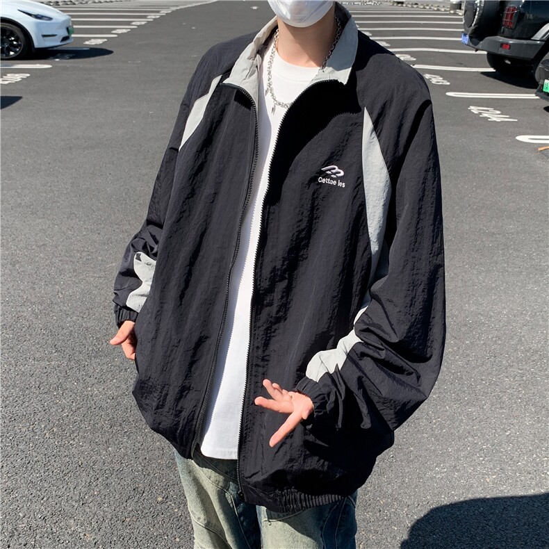 F403P652024秋装新款夹克外套时尚宽松休闲上衣日系港风,男装夹克,星座512-6