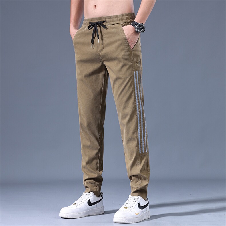 K66B-P42主推夏季休闲青少年宽松潮冰丝莱赛尔天丝运动九分裤子,男装休闲裤,星座224-3