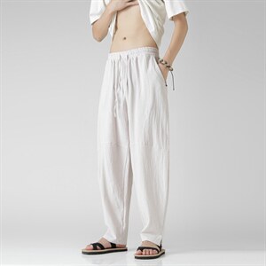 2026夏季风棉麻休闲裤 汉服 宽松 A057-K381-P45（第二套图）图片