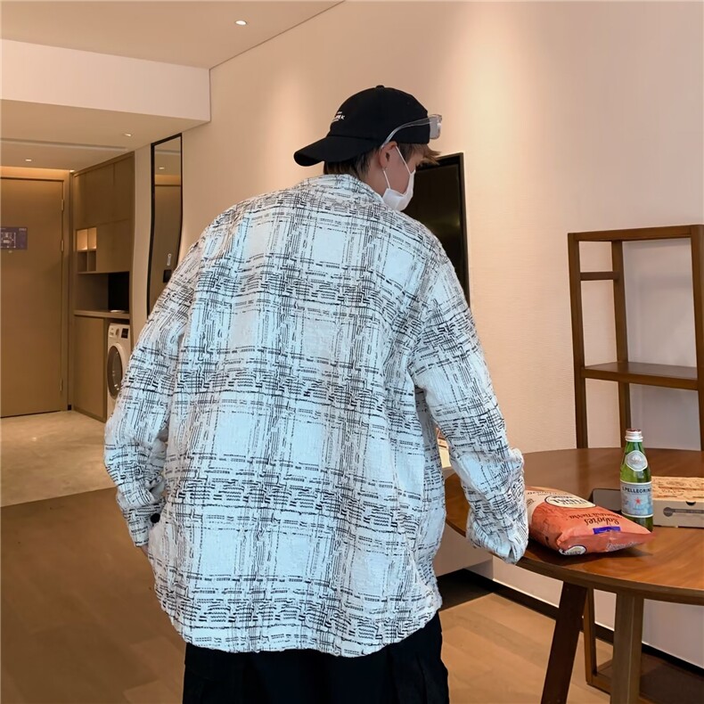 百搭夹克男简约气质新款长袖ins宽松型流行日常时尚都市潮流,男装夹克,星座410-6（原星座1304-1）