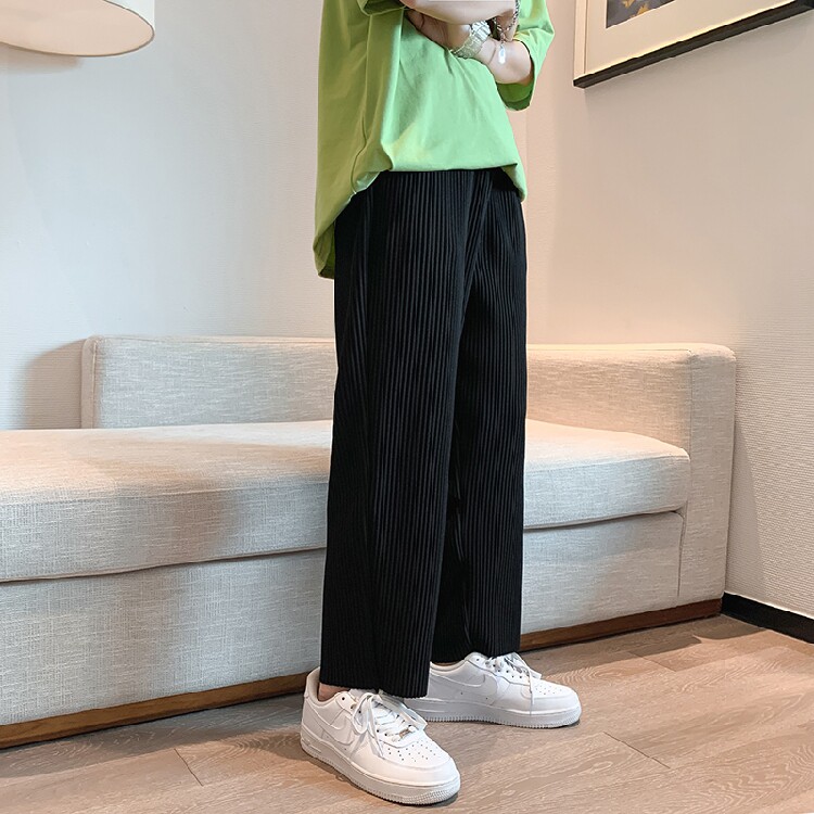 新款高街ins直筒运动宽松bf情侣宽松裤夏季休闲裤韩版K504-P28,男装休闲裤,星座512-2