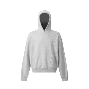 抖音得物高品质二开美式高街重磅结构辑明线纹理连帽卫衣外套W109图片