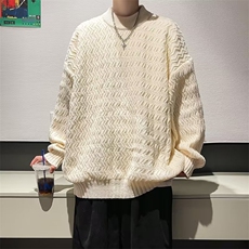 美式圆领毛衣男慵懒风休闲针织衫M5629P48，男装针织衫/毛衣，星座1116-2