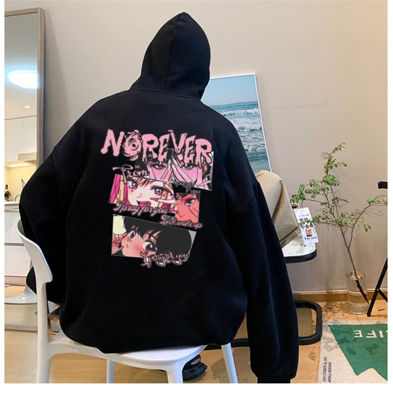 抖音供货、重磅360克现货加绒印花连帽卫衣HD019-1-LMWY44122-P40,男装卫衣,电商019-1