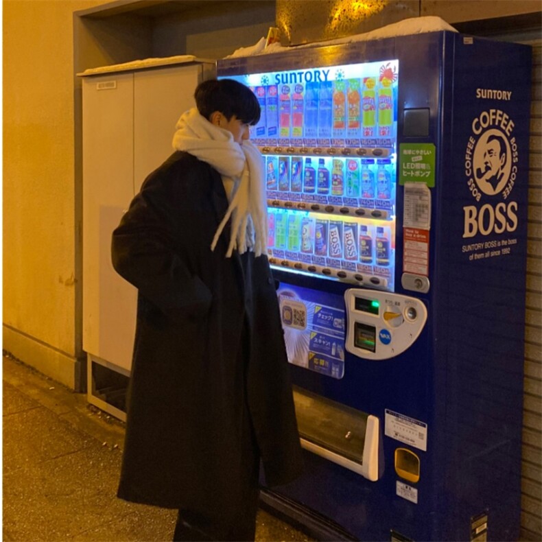 816b-DY1013-P125冬季毛呢大衣男韩版过膝加厚呢子外套休闲风衣,男装毛呢大衣,星座816B