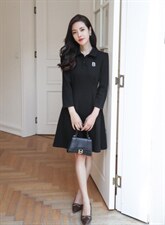 现货供应：针织修身连衣裙，女装连衣裙，拉思维加丝