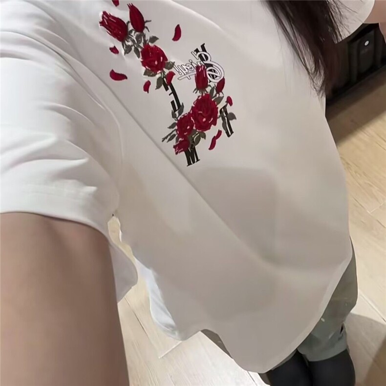 H0758-P35重工前后刺绣新款时尚潮流短袖t恤女,男装T恤,星座617A-2