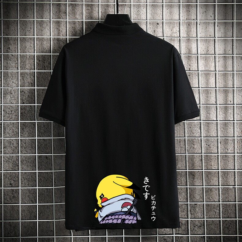 PL57036-P35 翻领短袖polo衫男大码胖子半袖t恤男有领保罗衫图片