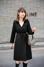 现货供应：斜纹空气层面料休闲风衣M一XXL，女装风衣，拉思维加丝