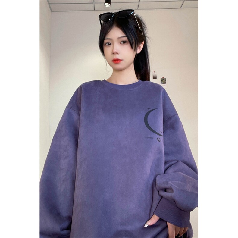 抖音供货、重磅显瘦卫衣秋圆领宽松D223A-DY-LPWY112-特p40,男装卫衣,电商019-1