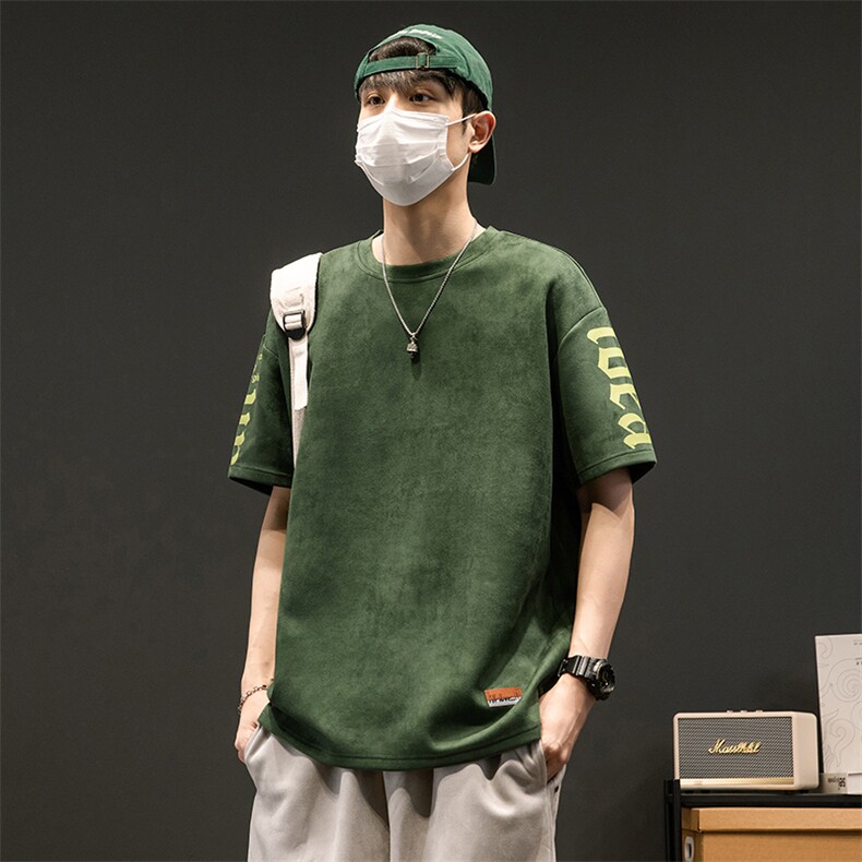 新款短袖男SZON景夏季t恤休闲百搭印花圆领T恤男上衣TC3136-P35,男装T恤,星座717