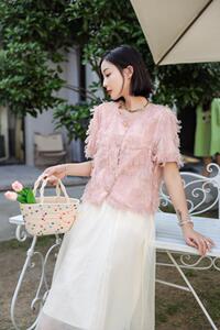 夏季，小香风外套图片