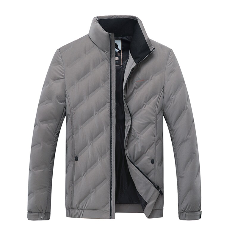 2024冬季羽绒服男新款休闲短款上衣男士保暖立领白鸭绒外套，男装羽绒服，电商B212（原钱塘6029）
