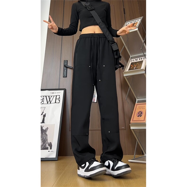 抖音2026春季美式伐木裤男垂感休闲西裤A423P55，男装西裤，电商A309