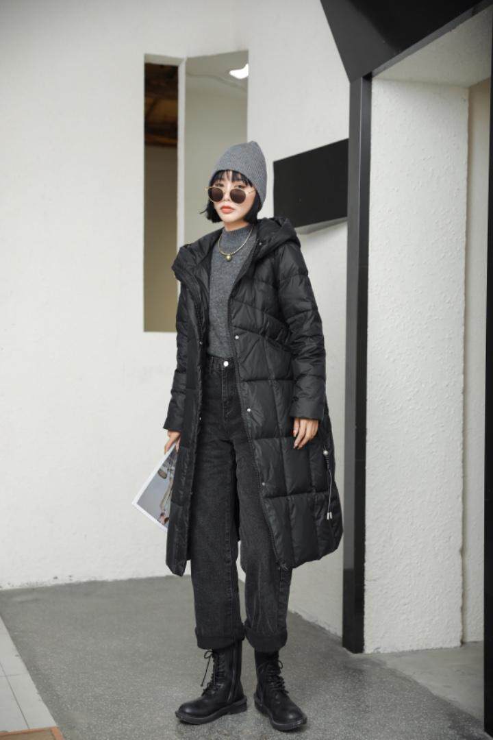 【现货】冬季新款简约大气长款羽绒服，女装羽绒服，得瑟空间
