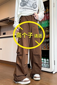 加长版工装裤男高个子休闲裤伞兵裤188cm110裤子KZ012P78加绒88图片