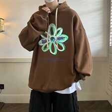纯棉连帽卫衣男大码运动帽衫宽松薄WY2170-P35加绒款-P40，男装卫衣，电商A040