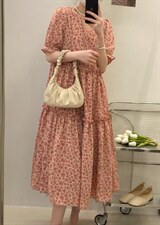 太阳花连衣裙，女装连衣裙，FMV(1F)