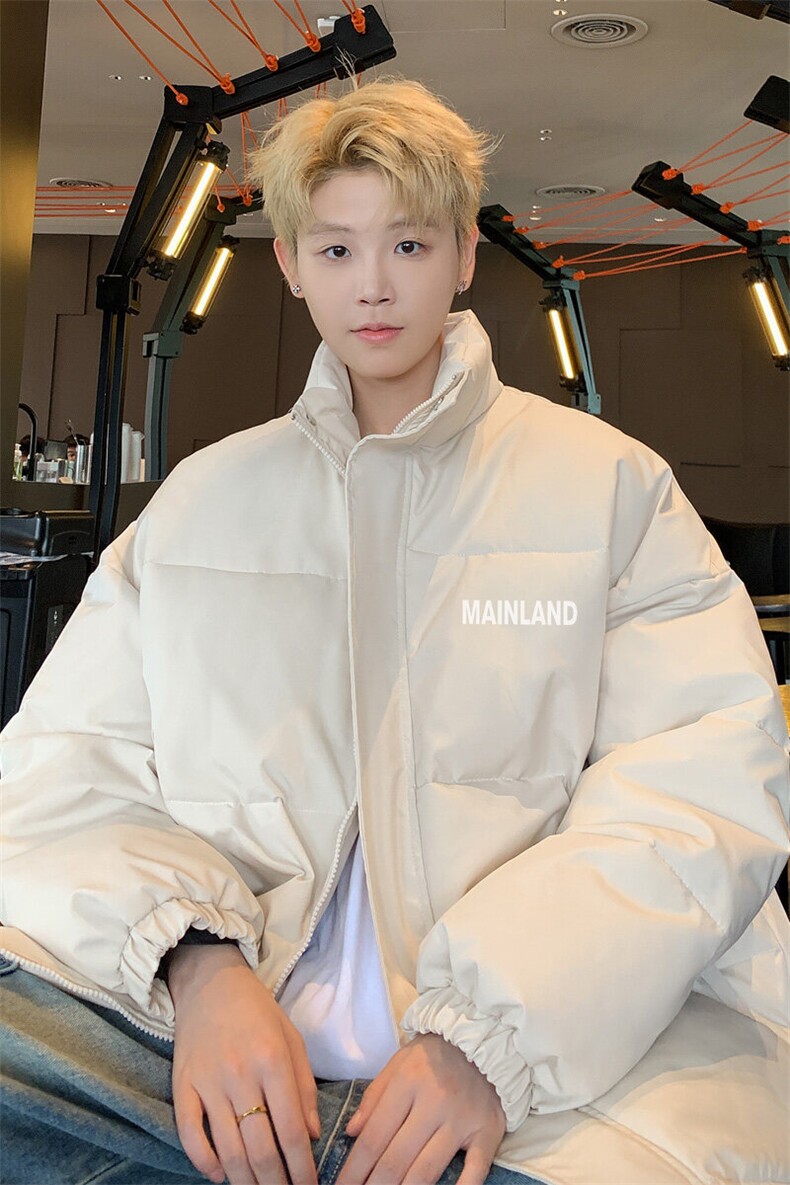 ！2025冬季新款男士字母印花棉衣百搭棉服外套MY309特P55,男装棉衣,电商B220