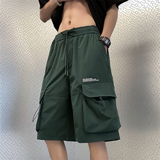 美式机能工装短裤男夏季薄款休闲五分裤中裤沙滩大裤衩DK0143-P33，男装休闲裤，星座308B-1