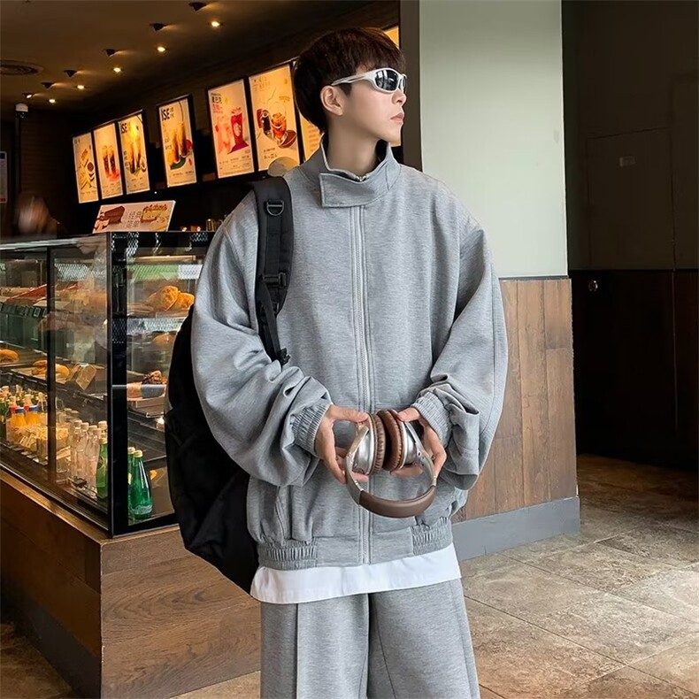 2026春季新款长袖男简约休闲套装TZ1707，男装休闲套装，星座1108