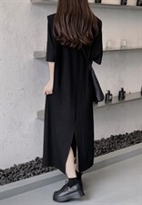 采用的毛毛虫面料柔软又有垂感，使裙子看起来高端上档次。，其它，YITI壹题