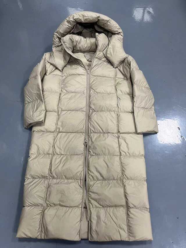时尚女装长款羽绒服秋冬新款保暖鹅绒外套显瘦百搭气质优雅,女装羽绒服,牛米欧羽绒服工厂店