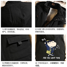 棉马甲男士大码加厚棉背心男坎肩男砖墙MJ47240-P80，男装背心/马甲，电商A040A