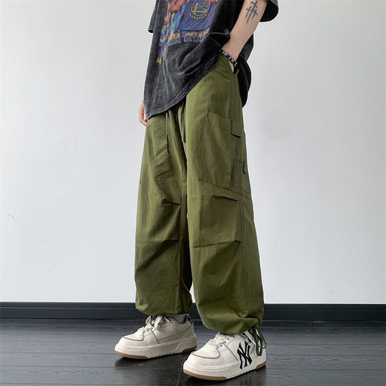 B221美式ins街头hiphop宽松工装休闲裤子LK23122-P65控88,男装休闲裤,电商B221