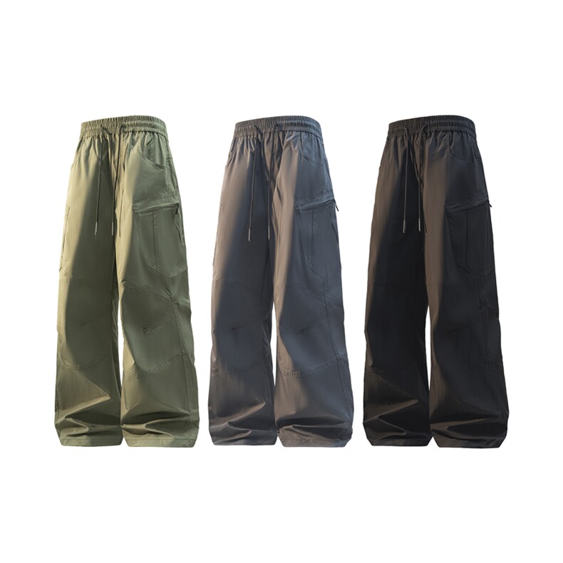 春季新款男女同款直筒运动休闲裤DSA157B-K2503-TP45，男装休闲裤，电商A157B