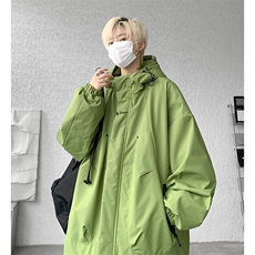 8XL-M冲锋衣外套男加棉加厚夹克秋冬户外登山服JK1313薄P90控110，男装夹克，电商D206-1