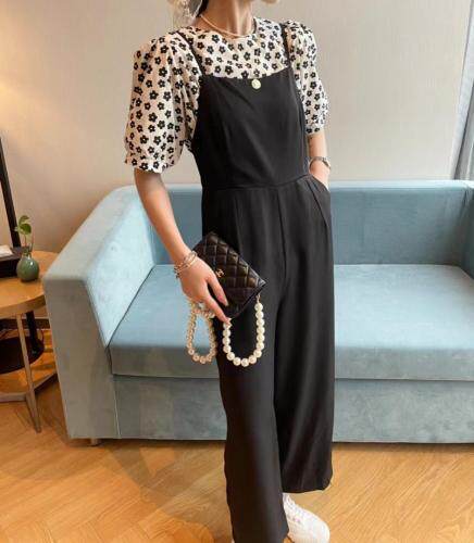 小碎花2??件套背带裤，女装，我的女孩