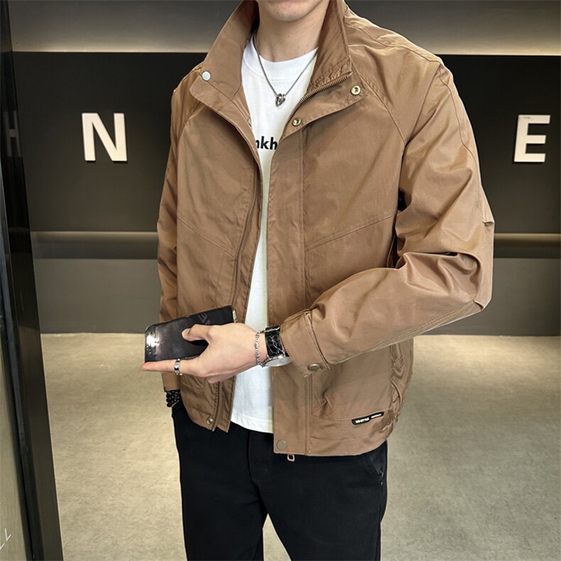 夹克男秋季立接高品质外套型男商务休闲百搭外套夹克N8819-P65,男装夹克,星座310B-3