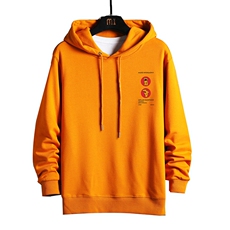 WY2093-P40加绒P45纯连帽卫衣男大码运动帽衫宽松薄外套，男装卫衣，电商A040A