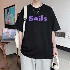 新款纯棉短袖t恤男夏季青少年初中高中学生帅气半袖体恤TX532-P25，男装T恤，星座505-3