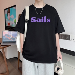 新款纯棉短袖t恤男夏季青少年初中高中学生帅气半袖体恤TX532-P25图片