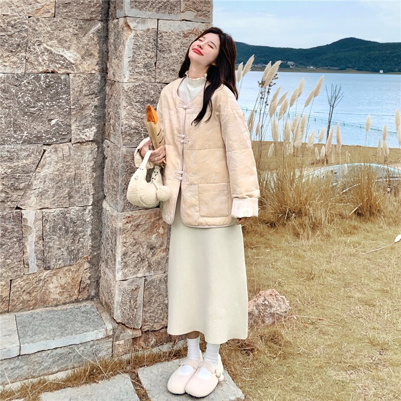 冬季新款粉色风90羽绒服外套2C153-713-P275K408,女装羽绒服,2C153