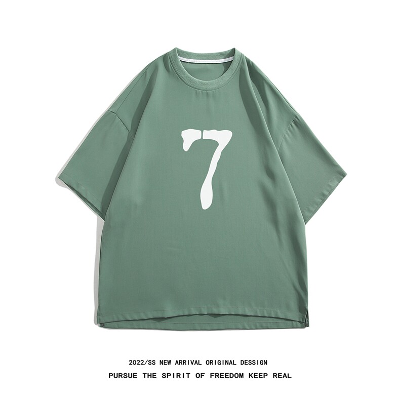 白底23新款夏季时尚短袖垂感短裤冰丝套装TZ920P65控88,男装牛仔裤,电商A247-1