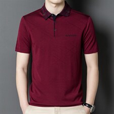 POLO衫男士短袖t恤翻领2023夏季新款潮牌休闲商务男装上衣，男装T恤，电商B212（原钱塘6029）