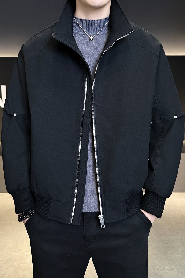 新标902025立领加厚休闲设计款羽绒服外套25392-P325控468,男装羽绒服,电商A413