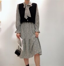 2件套连衣裙，女装连衣裙，时代公主