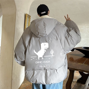 控128加绒面包服男大码羊羔毛棉衣男MY16315-P100图片
