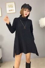 毛针织衫/毛衣2020年秋冬舒适简约个性百搭长袖圆领，女装针织衫/毛衣，深水步