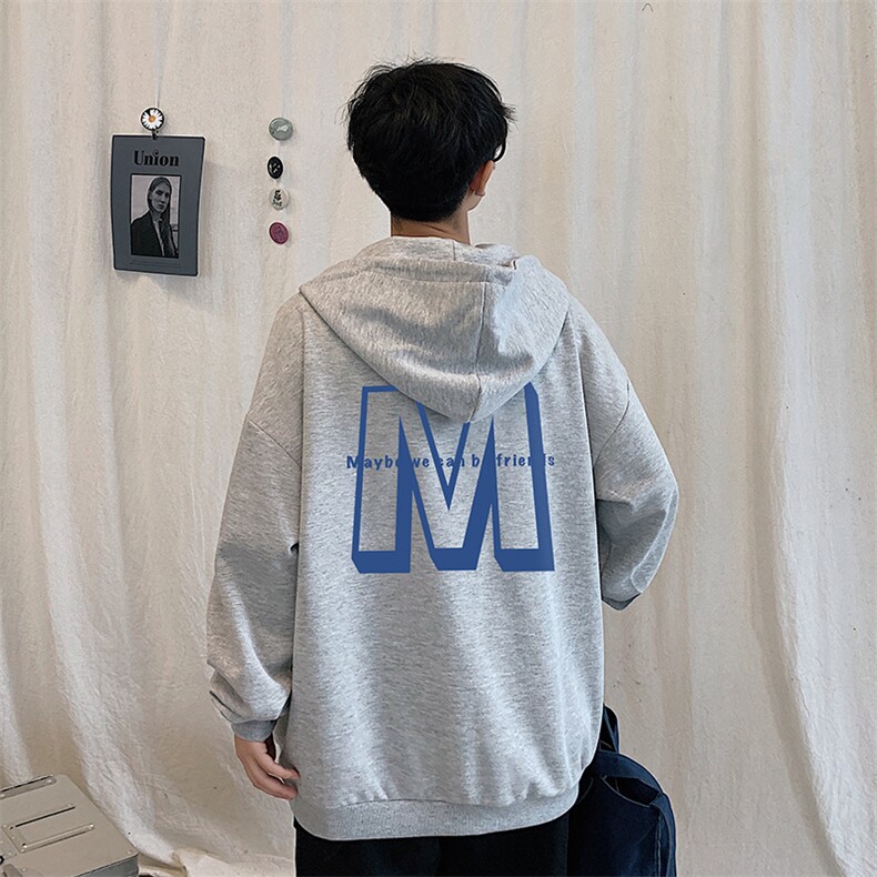 KS21260-P38连帽开衫卫衣男运动外套大码班服,男装卫衣,电商A040