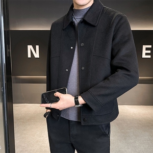 双面羊毛毛呢大衣外套男款秋冬季2025新款 B240-W802-P268图片